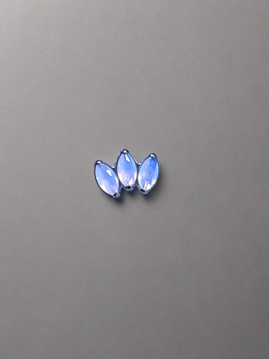 Triple Marquise Moonstone