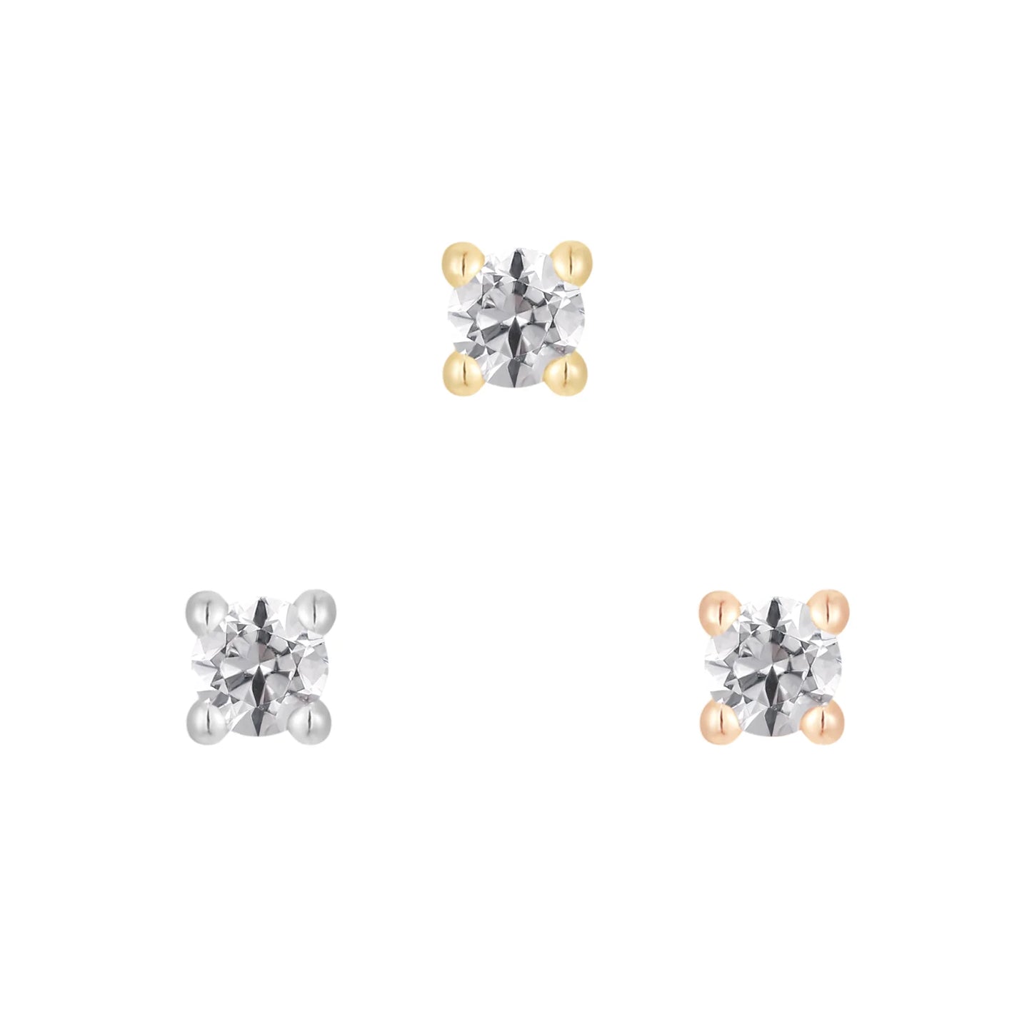 Swarovski CZ Prong by Buddha Jewelry