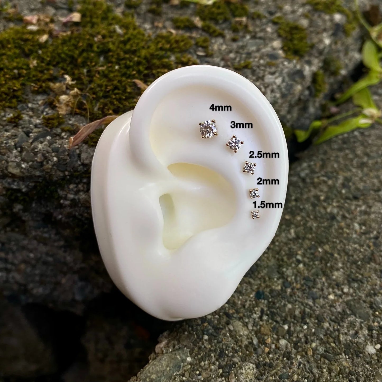 Swarovski CZ Prong by Buddha Jewelry