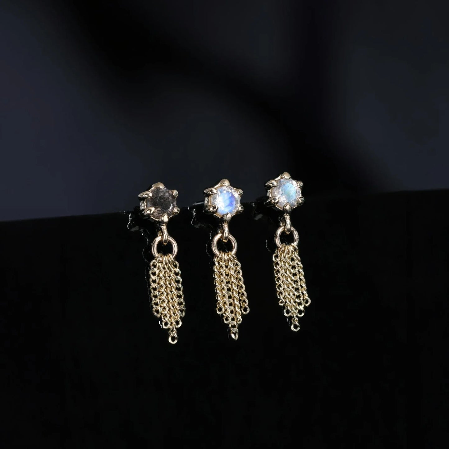 Starlet II • 5 Chain Tassel by Beatti jewelry