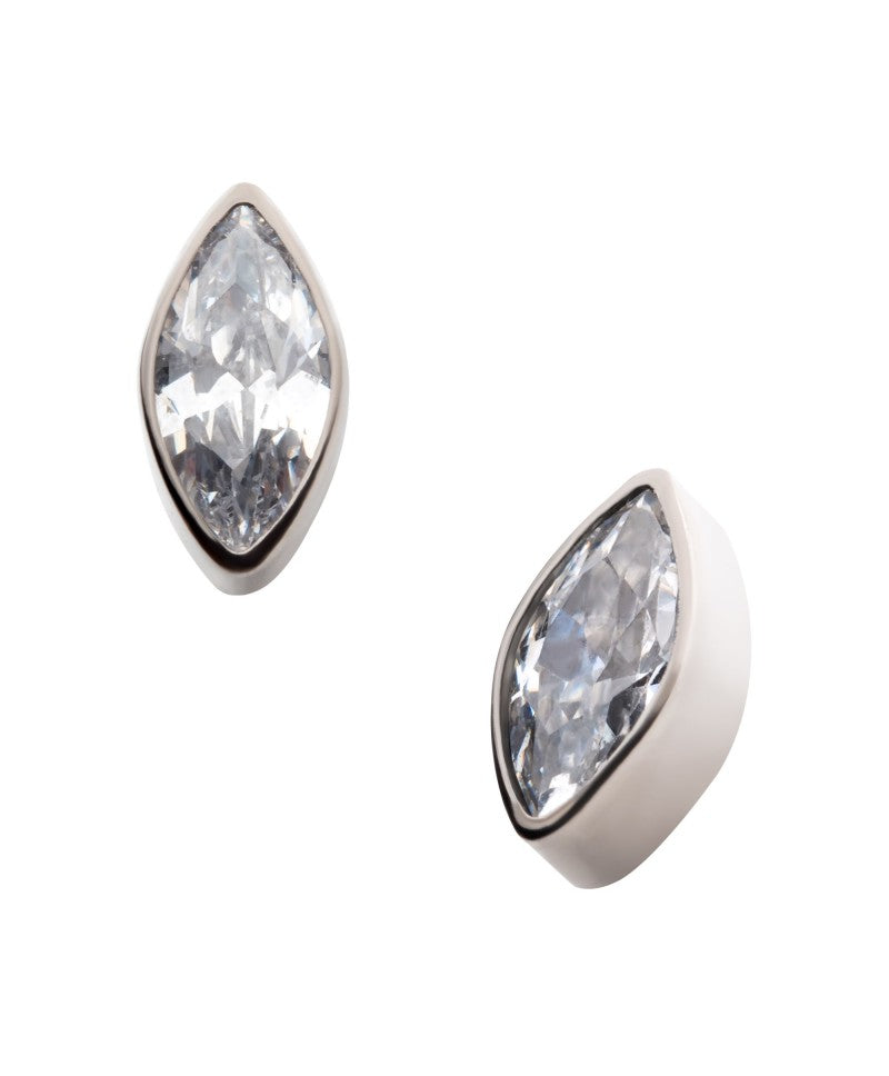 Bezel Set CZ Marquise