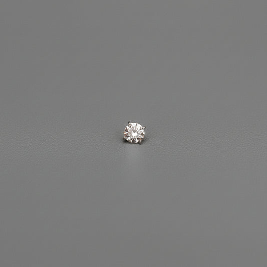 Round Prong - 14K White Gold
