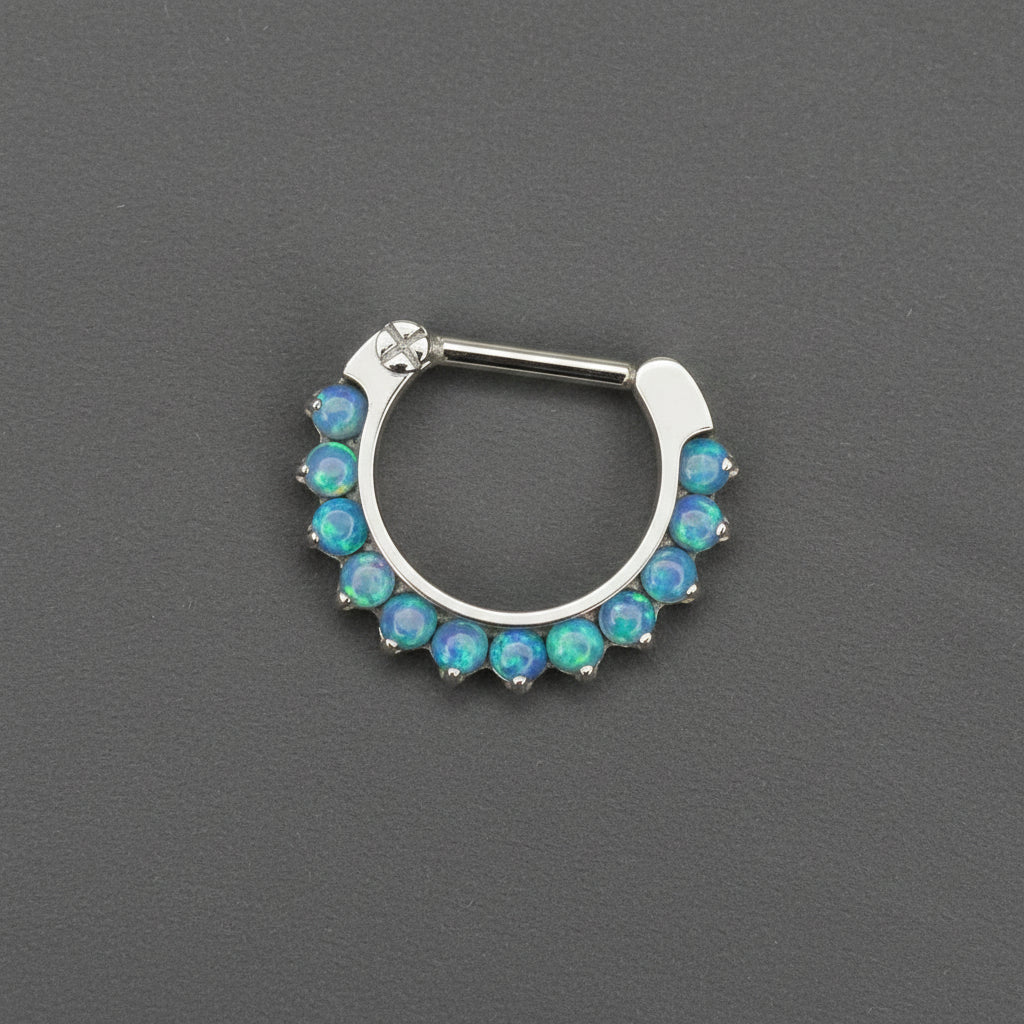 D-Shaped Opal Clicker