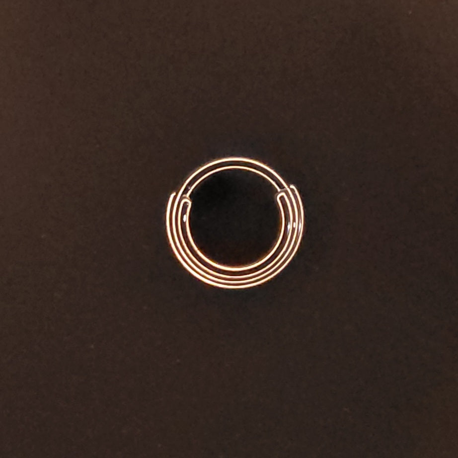 Triple Hoop Clicker - PVD