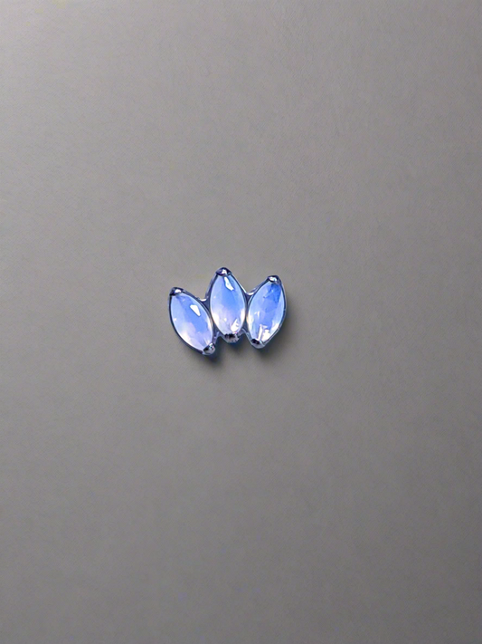Triple Marquise Moonstone