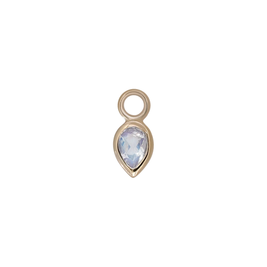 Emma Rainbow Moonstone Charm by Beatti Jewelry