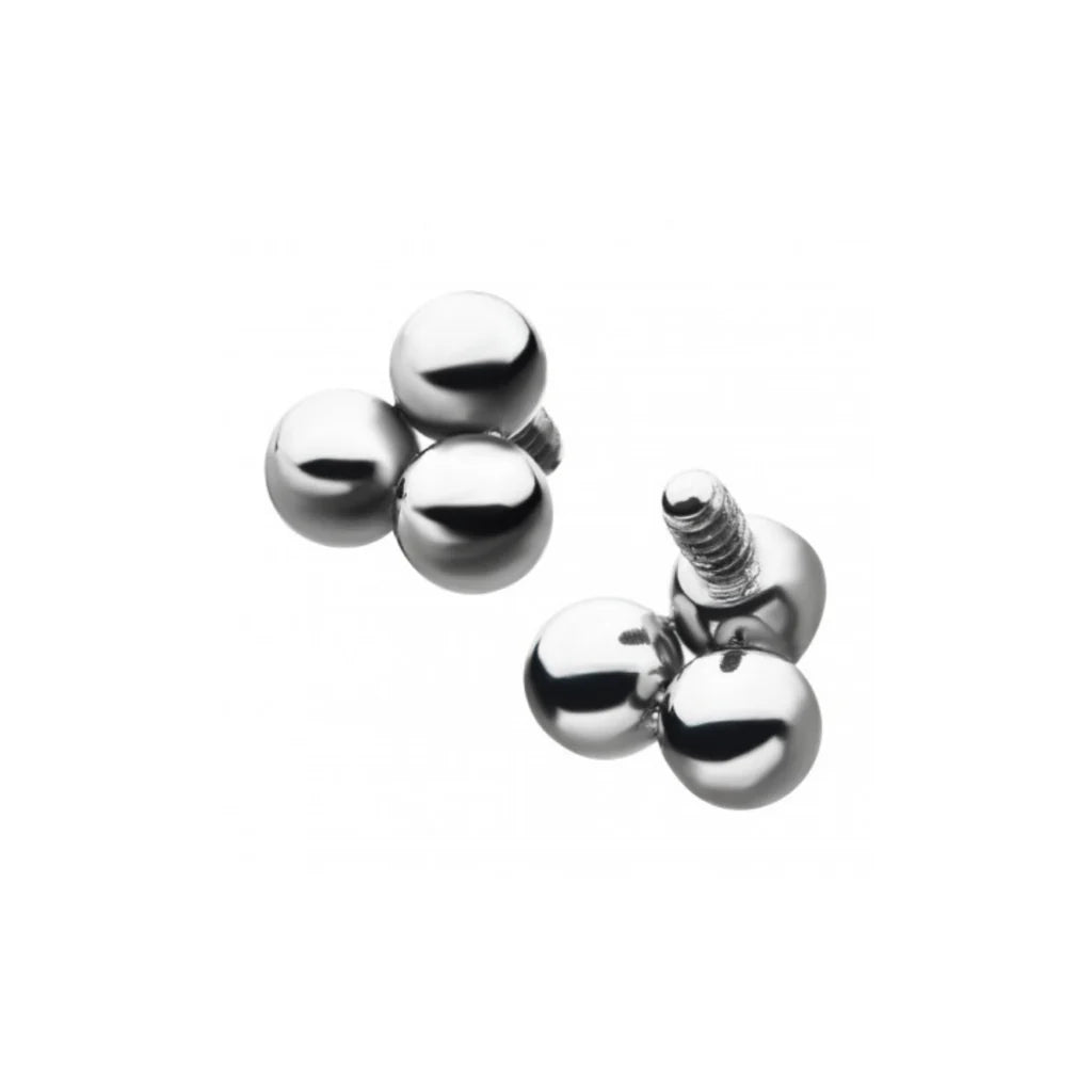 Titanium Threaded Triple Ball Top